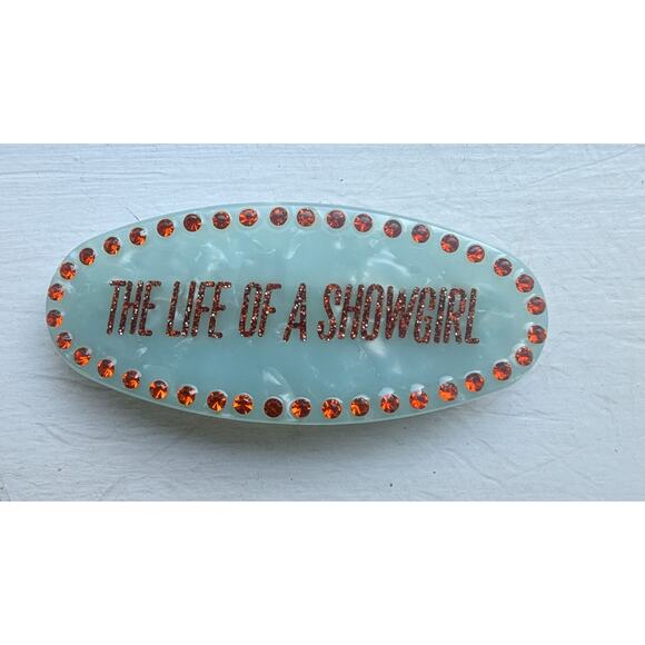 Taylor Swift The Life Of A Showgirl Barrette Hair Clip Accessory